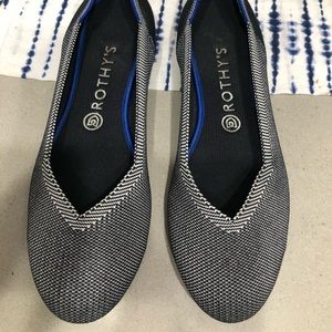 Rothys grey flats